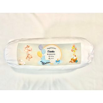 Párna egyedi képpel, felirattal-henger alakú