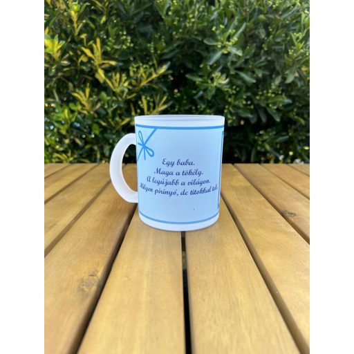 Bögre üveg-szatén